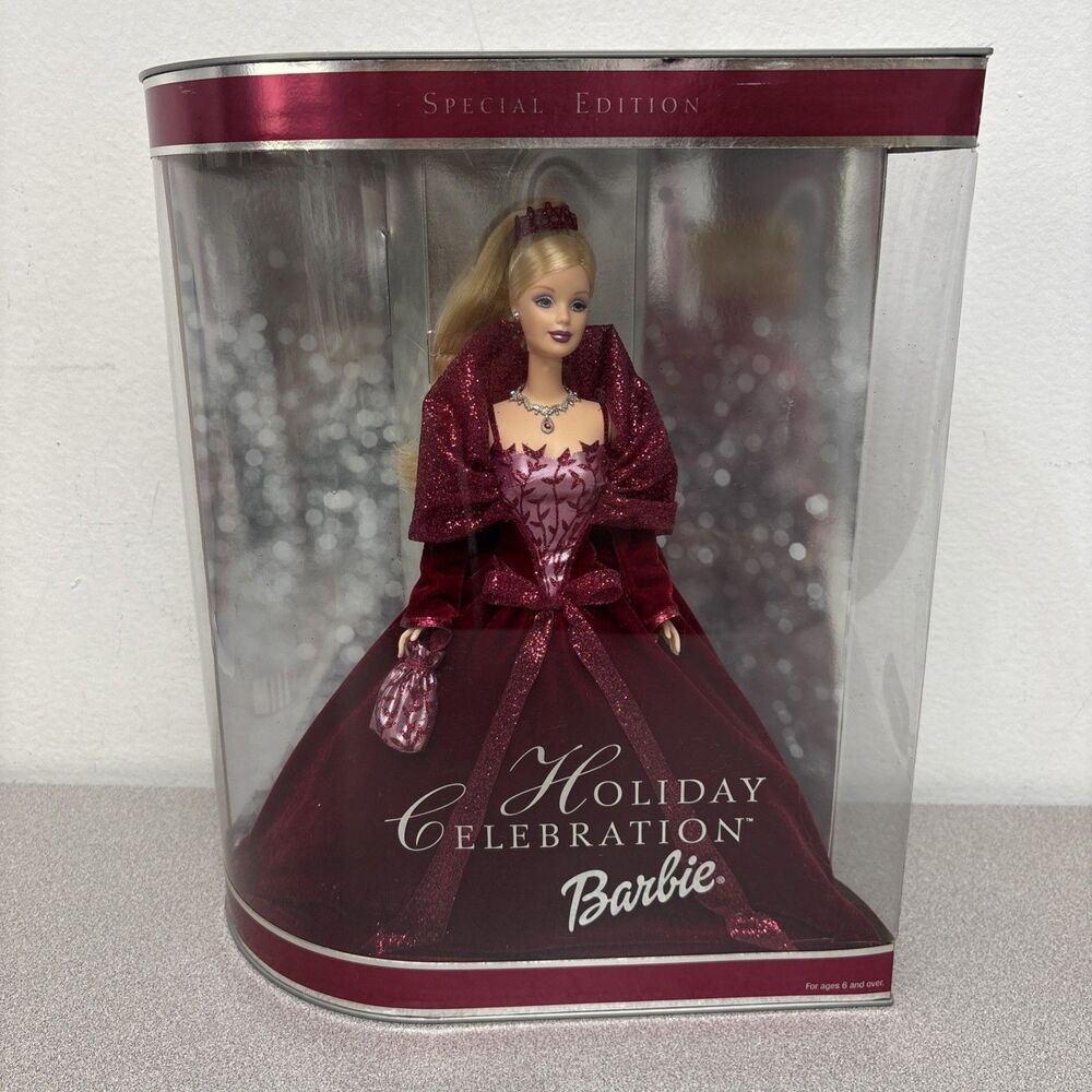 Vintage Holiday Celebration Barbie Doll (2002) Special Edition New In Box